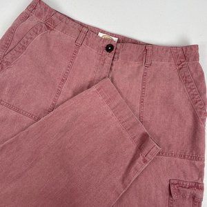 Talbots Jogger Women's Size 34 Pink Utility‎ Cargo Pocket Career Work Casual